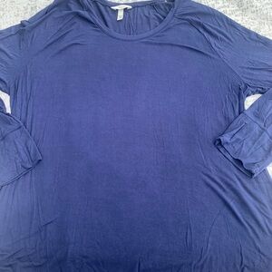 Soma Women's Blue Long Sleeve Top Size XXL